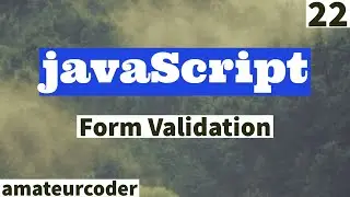 javaScript Form Validation | Learn and Code