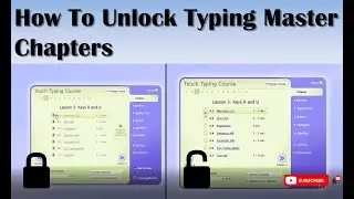 How to unlock typing master chapters | #typing #technicalworld