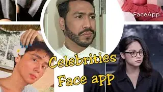 Trending celebrity  Face app challenge