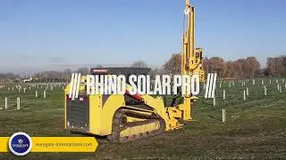Solar Pro driving solar posts