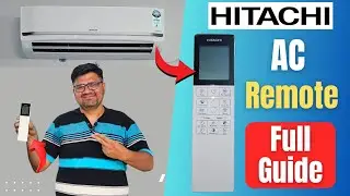 Hitachi AC Remote 2025 ⚡ Hitachi ac Remote Functions ⚡How to Use Hitachi AC Remote Properly