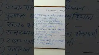राजस्थान कि प्रमुख अकादमियाँ एवं स्थापना#rpsc #education #1stgrade #2ndgrade