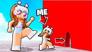 TINY vs GIANT Obby in Roblox!