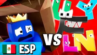 RAINBOW FRIENDS vs ALPHABET LORE  - Animación en Español Latino