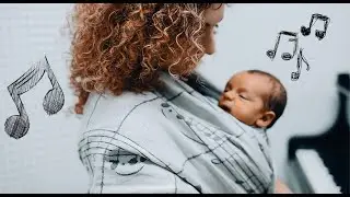 Playing piano with my newborn baby Mark