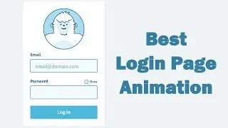 Best login page Animation Design
