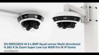 Multi-Sensor /Multi-Directional IP camera GV-RMS32810 Installation Demo