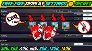 Free Fire Max Display Settings | Pro Players Display Settings In Free Fire 2024 | Graphics Settings