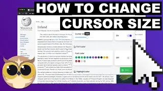 How To Change Cursor Size In Your Browser