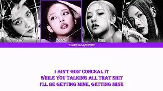 [TALLY] SONG BY BLACKPINK (BORN PINK) COLOUR CODED LYRICS