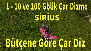 Knight Online Sirius | 1, 10 ve 100 Gblik Rogue Dizme | Ucuz, Orta ve Pahalı Çar Dizme