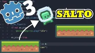 Cómo hacer que tu personaje se MUEVA y SALTE en un juego de plataformas con Godot Engine 3