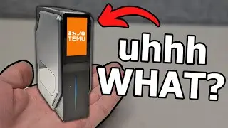 This TINY TEMU PC… has a built-in SCREEN??