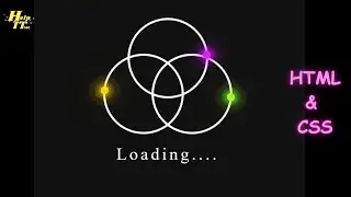 Circle Animation Loading Effects for Website Using Only HTML and CSS  |  css Animation beginners