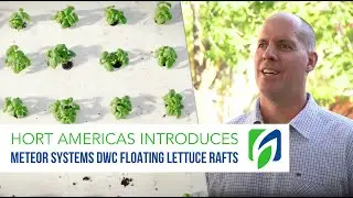 Meteor Systems DWC Floating Lettuce Rafts now available at Hort Americas