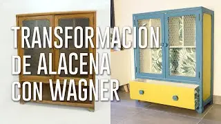 Transformación de nuestra alacena con esmaltes y las pistolas Wagner