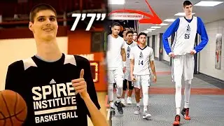 The TALLEST Basketball Player In The World! 🤯 | #shorts