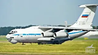 The Il-76 I have never seen such a soft landing.