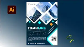 Modern Business Flyer Design in Adobe Illustrator CC | Business Flyer | SU Official
