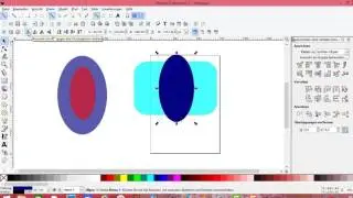 Inkscape Objekt biegen  Inkscape Objekt nach hinten  inkscape objekt nach vorne