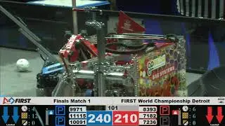 FTC Rover Ruckus Detroit Worlds Finals 1