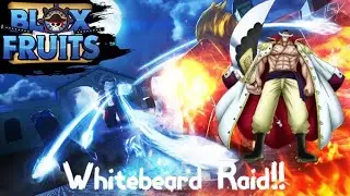 Roblox Blox Fruits - Whitebeard Raid Boss!!