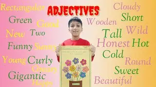 Adjectives Project | Adjectives Poster Making | Adjectives | English Grammar | Anvid Rocks