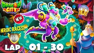 Dragon City: Rebirth Dragon | Mythical Race LAP 1 - 30 COMPLETED 😱