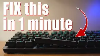 How to fix a popping spacebar (without opening)