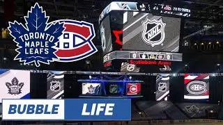 NHL BUBBLE LIFE #2 - Maple Leafs vs Canadiens Exhibition Game Day | Kasimir Kaskisuo - Maple Leafs