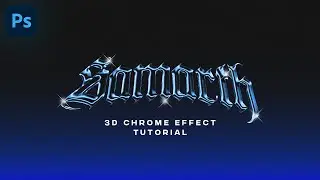 3D CHROME EFFECT | ADOBE PHOTOSHOP 2025 | TUTORIALS BY THE DOPE LAB