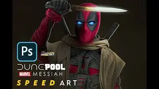 DunePool: Marvel Messiah // Adobe Photoshop | Speed Art #deadpool #duneparttwo #photoshop