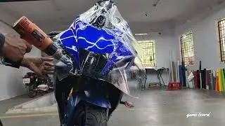 R15 v4 full body PPF lamination , r15 wrapping