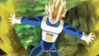 Dragon Ball Super Episode 119 - Vegeta uses Final Flash - Vegeta vs Katopesla