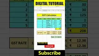 Excel GST Calculation: Everything You Need to Know | GST Calculation 