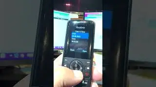 Can Not reset time  yealink w73h