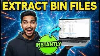 How To Extract BIN Files Using 7-Zip In Windows PC