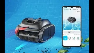 Wybot C1 Bluetooth Control Robotic Pool Cleaner Review & Demo
