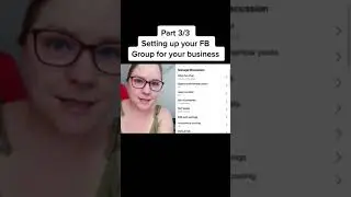 Setting up your FB Group for your business: PART 3 #femaleentrepreneur #fbgroup
