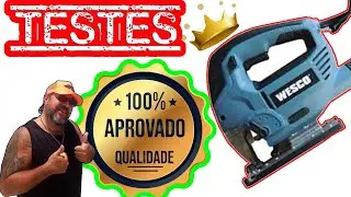 SERRA TICO TICO WESCO 850W 110v WS3772 / WS3772U - Testes Práticos