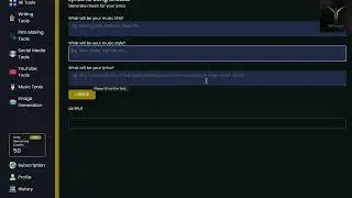 Lyrics to Song Creator TellAVision.io