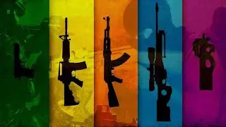 Сеты тёмных скинов на популярные оружия CS:GO