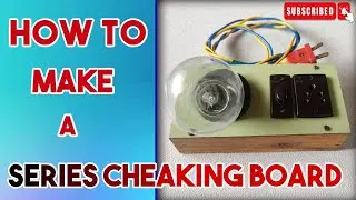 How to Make e Series Cheaking Board | and How to Use it  | very easy to make it | In English .