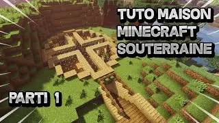 TUTO MAISON MINECRAFT SOUTERRAINE | Partie 1