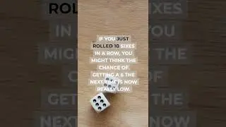 Probability Misconception #statistics