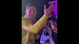 Conor Mcgregor shows his belt