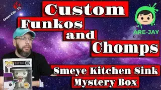 Custom Chomp AND SmeyeWorld Kitchen Sink Mystery Box WITH Smeye Custom Funko Pop!!