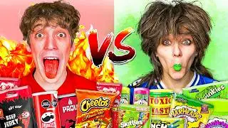 Eating The World's SPICIEST Vs SOUREST FOODS!!