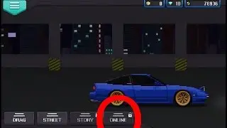 PLAYING THE FIRST VERSION OF PIXEL CAR RACER.