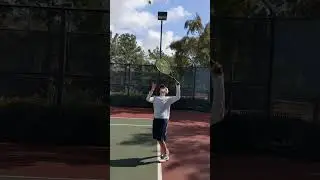 A Better Way to Improve Your Tennis Serve 🎾 Is to Film Yourself. See Description or Comment for More